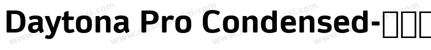 Daytona Pro Condensed字体转换
